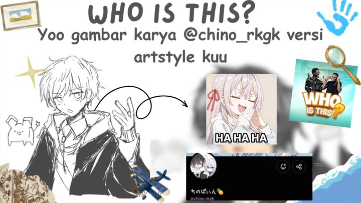 Gak Nyangkaa Gambar Art nyaa @chino_rkgk ilustrator Dari Jepangg yang gue lihat dari Twitter!