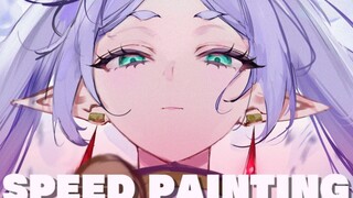 【การแสดงความคิดเห็น จ่ายคิ】 ฟริเออร์レンイラストメイキングSpeed paint【การฝังศพของのFRILEERレン】