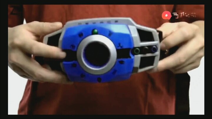 Homemade copycat Kamen Rider Decade belt demo! your sister