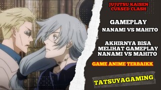 Akhirnya bisa melihat gameplay nanami vs mahito game Jujutsu kaisen cursed clash