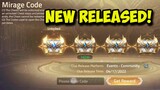 NEW RELEASE CODE 🤩 - Mirage Code | Mobile Legends: Adventure
