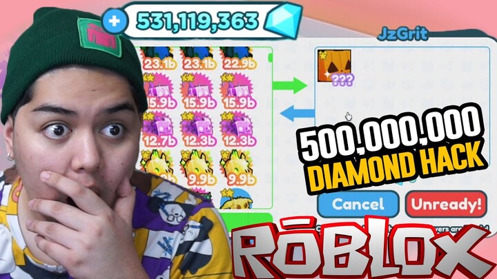 500 MILLION GEMS HACK AWIT! | Pet X Simulator (ROBLOX)