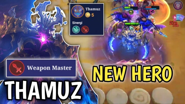 HERO BARU KUAT BANGET ! THAMUZ DENGAN SKIN TERKEREN !