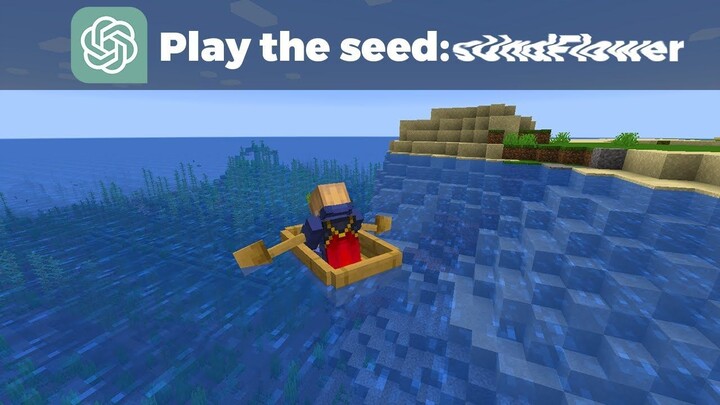 Minecraft Speedrun but ChatGPT Controls the RUN