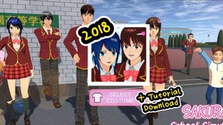 TUTORIAL DOWNLOAD Game Sakura School Simulator Jadul🤩🥰 + Tutorial 🤗🌸