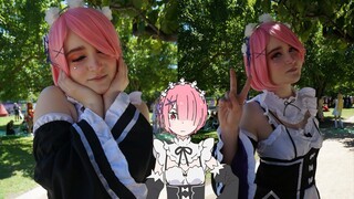 RE:ZERO RAM COSPLAY MAKEUP TUTORIAL!!!! Contact free cosplay makeup tutorial.