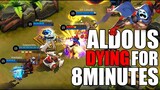 Mobile Legends WTF and Funny Moments #1 | Aldous Dying for 8MINUTES!