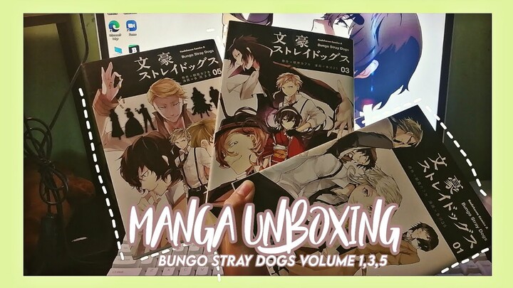 Manga Unboxing! [ Bungo Stray Dogs Volume 1,3,5 ] | hey shawty. |