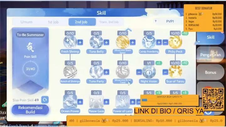 Tutorial Build Skill Doram Ragnarok M Terlengkap