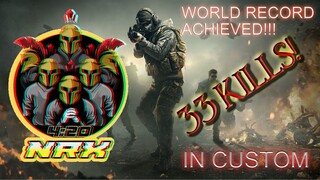 WORLD RECORD KILLS IN PRIVATE ROOM (BATTLE ROYALE) | EMP x 420 | 33KILLS | Call of Duty Mobile