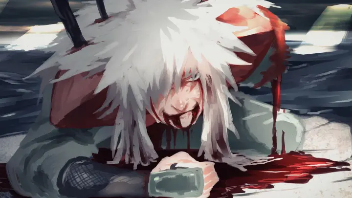 Tears burn, this time, you won the bet, but he couldn't come back "Hokage Character Arc Jiraiya"