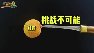 【挑战不可能】三毛与粉丝的日常“斗争”，首次挑战雕桂圆！