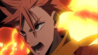 Samurai flying through the sky