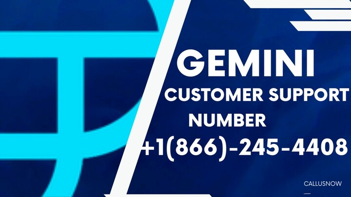 Gemini support number+1866-245-4408 Helpline Number☎️☑️