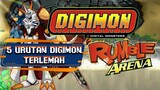 5 DIGIMON TERLEMAH DAN KURANG DIMINATI DI DIGIMON RUMBLE ARENA!! - Strombolo YT