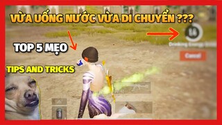 Top 5 Mẹo PUBG Mobile | Cách Vừa Uống Nước Vừa Di Chuyển | Góc Lag Map Vikendi | Tips And Tricks