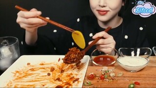 Mì Shin Ramyun, Chapagetti xào, gà rán phủ ớt, bạch tụt, khoai chiên cuối #amthuc