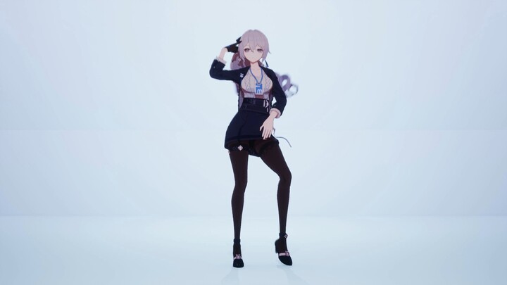 [4K60 frames][UE5] Magic modification of Unreal 5 uniform big duck Office Lady | Whistle