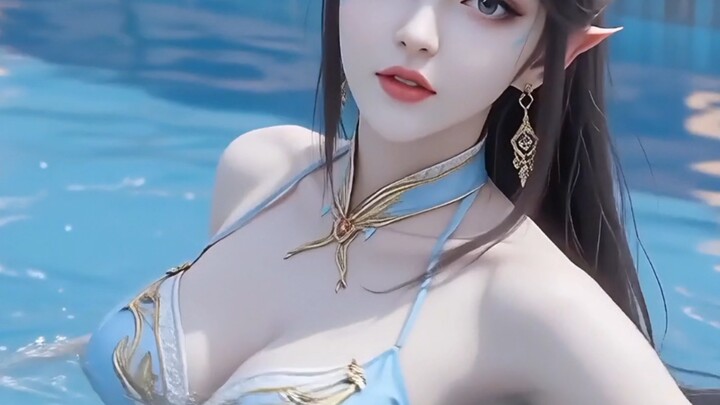 إلهة الأنمي الوطني فنغ تشينغ إر: بالطبع بعد الانتهاء من الرقص بالسيف يجب الاستحمام! أدعوك، هل ترغب ف