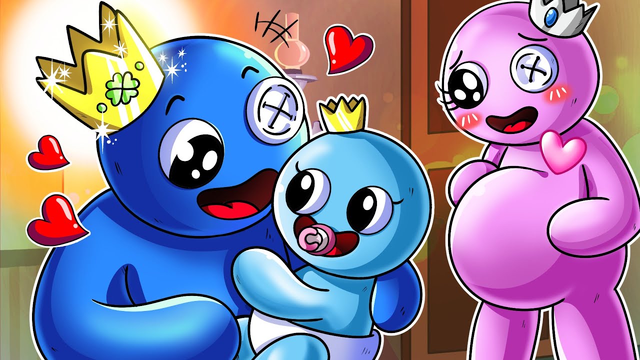 BABY BLUE.EXE Vs BABY BLUE! Rainbow Friends Animation in 2023