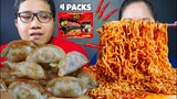 HUSBAND VS WIFE | SAMYANG 2X SPICY NOODLES CHALLENGE | COLLAB WITH @MomShie LyZa