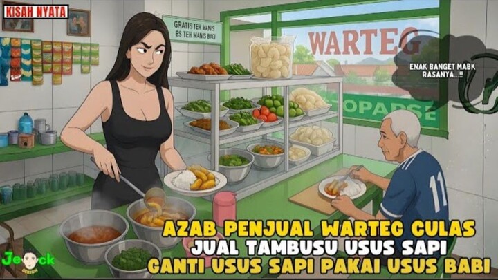 AZAB PENJUAL WARTEG CULAS JUAL TAMBUSU USUS SAPI GANTI USUS SAPI PAKAI USUS