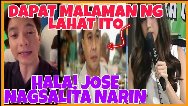 HALA! JOSE MANALO IBINUKO SI MAINE AT ALDEN, NAGSALITA NARIN