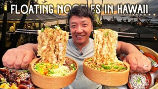 #1 BEST Hawaiian BREAKFAST BUFFET & FLOATING NOODLES In Honolulu Hawaii