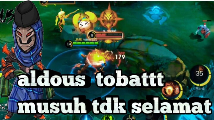 aldous tobat musuh tepar