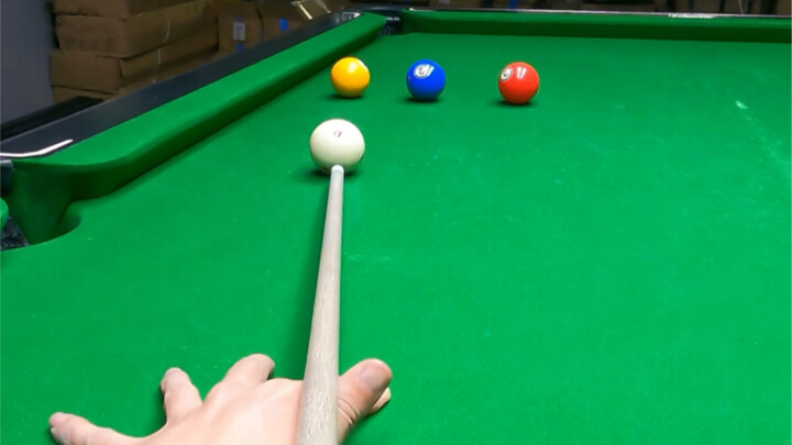 مشاركة أفكار البلياردو من منظور الشخص الأول