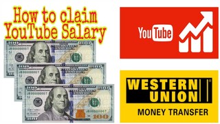 YouTube Salary via Western Union