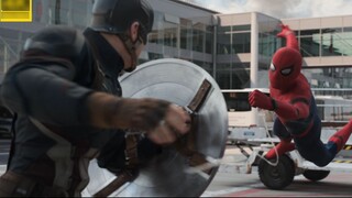 [4K] "Wow, aku mencuri perisai Captain America" Spider-Man mengambil selfie sepanjang pertarungan da