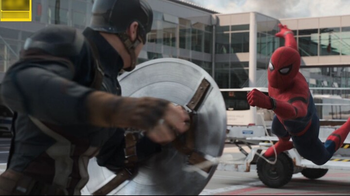 [4K] "Ồ, tôi đã đánh cắp khiên của Captain America" Spider-Man đã chụp ảnh tự sướng trong suốt trận 