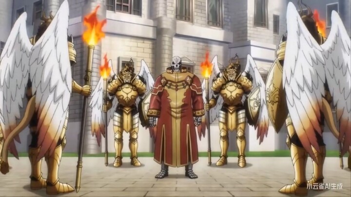 Karya AI «OVERLORD» · «Kedatangan Pasukan Surgawi» (Produk Berkualitas Rendah + Gagal, Seri Empat)