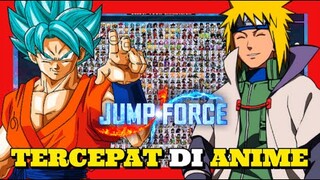 SiAPA YANG PALiNG CEPAT Di ANIME ? | EPISODE 4 - M.U.G.E.N JUMP FORCE v.10