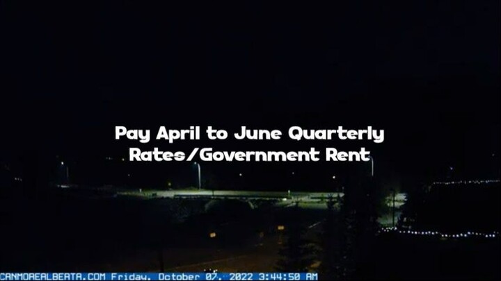 Pay April to June Quarterly Rates Government Rent