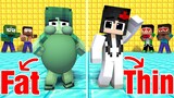 Monster School: Fat Zombie Girl and Beautiful Herobrine Girl - FUNNY ANIMATION - Minecraft Animation