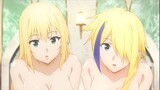 Ketika Kazuma tukeran tubuh dengan Loli, auto mandi bareng 2 onee-san 😂
