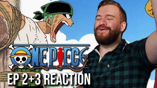 OH WE VIBIN | One Piece Ep 2+3 Reaction + Review