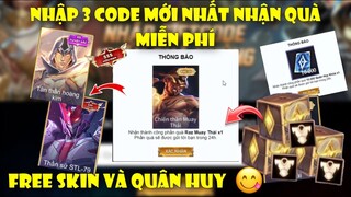 GiftCode Liên Quân | Nhập 3 CODE Mới Nhất Free Nhận Quân Huy Và Skin Trang Phục SSS+ Cực Khủng