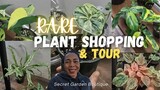 Plant TOUR & Shopping| Rare & Uncommon Monstera, Philodendron, Hoya| Secret Garden Boutique
