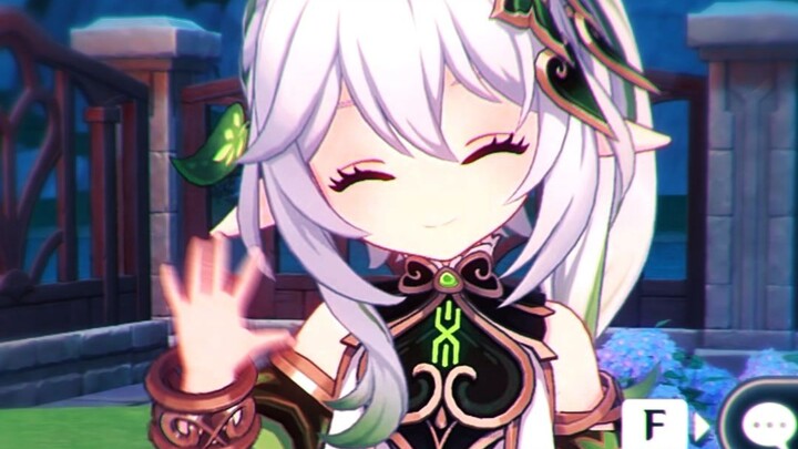 Little Grass God knows you’ve been down lately—let me give your head a little pat [Genshin Impact / 