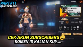 CEK AKUN SUBSCRIBERS😩 AUTO GILSEHH?!! | FREE FIRE BATTLEGROUND