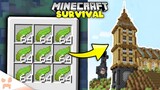 Building A BIG KELP FARM TOWER in Minecraft 1.18 Survival! (#31)