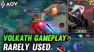 AoV : VOLKATH GAMEPLAY | RARELY USED - ARENA OF VALOR | LIÊNQUÂNMOBILE | ROV | COT