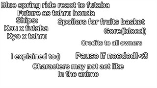Futaba future as..?-blue spring ride react - spoilers - credits to all owners  1/1