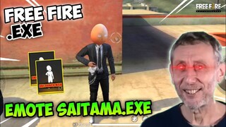 NEW EMOTE SAITAMA.EXE - FREE FIRE.EXE (ff exe)