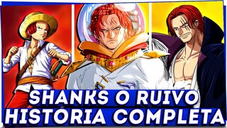 A HISTÓRIA COMPLETA DE SHANKS O RUIVO - DE TENRYUUBITO A YONKOU - ONE PIECE