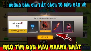 Hướng dẫn chi tiết cách tô màu bản cập nhật free fire | Cách tìm đạn màu nhanh nhất | Cách tô màu ff