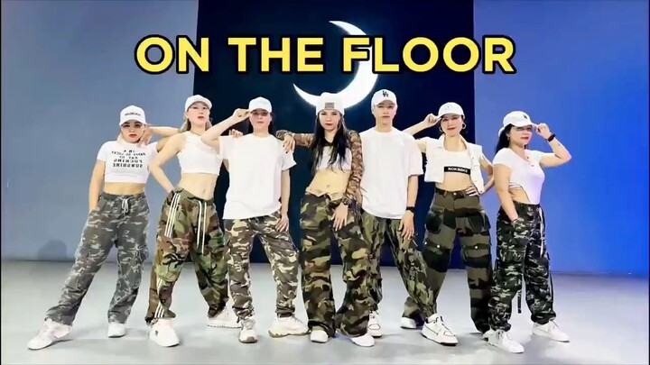 on the floor